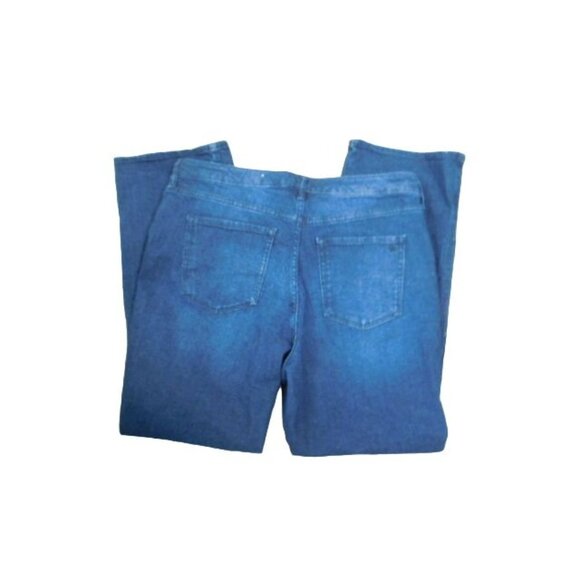 Jessica Simpson Size 32 Dark Wash Straight Flirt Bootcut Denim Jeans NWT $79 - Picture 2 of 2